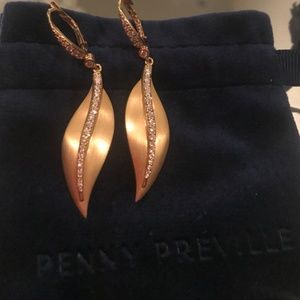 Penny Preville Gold Leaf Diamond Earrings